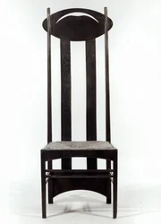 Stol med hög rygg, ca 1897