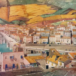 Port Vendres, staden, c1925