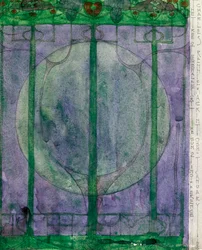 The Tree of Personal Effort, av Charles Rennie Mackintosh (1868-1928), penna och akvarell på papper, 32x25 cm