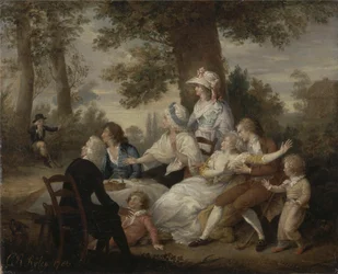 "The Vicar of Wakefield," Vol. I, kap. VIII: Dining in the Hayfields