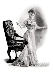 En parisisk skådespelerska, Mademoiselle Charlotte Wiehe, 1901.