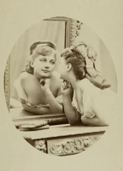 Porträtt av skådespelerskan Henriette Victoire Drouard (1851-1923).