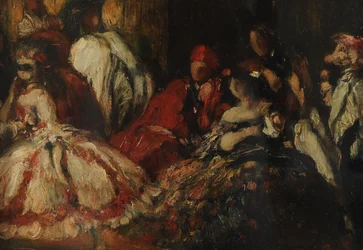 En finklänningsmiddag, ca 1903