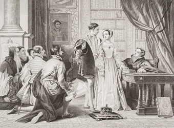 Lady Jane Greys ovilja att acceptera kronan, Sion House, 8 juli 1553, från 