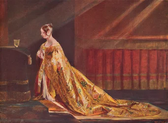 Drottning Victoria i kröningsdräkt, 1838 1906