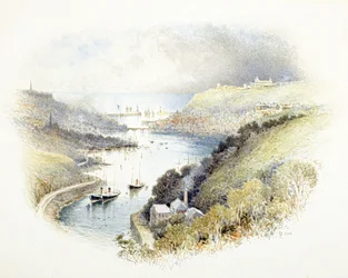 Whitby, Yorkshire (akvarell)