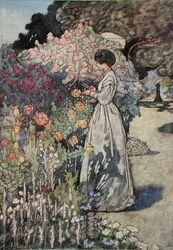 Skärblommor, publicerad 1912 (färg litho)