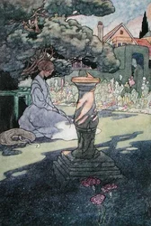 Solens sista strålar, publicerad 1912 (färg litho)
