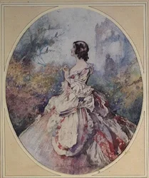 Musik, ca 1920 (akvarell)