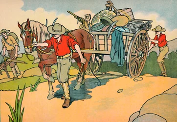 Iväg till guldfälten, 1912