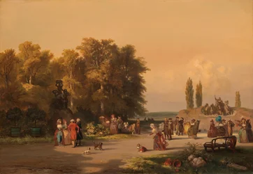 Park i närheten av Paris