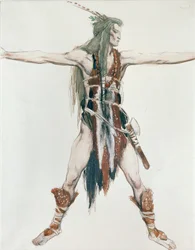 Kostymdesign för Siegfried, c1850-1880