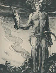 Affisch för Thomas Hardys The Dynasts, 1919