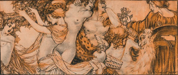 En illustration från Rubaiyat av Omar Khayyam, c20-talet 1914-1915