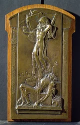 Death and the Maiden, ca 1911-12 (brons)