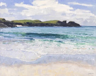 Clachtoll Sea, 2017 (olja på duk)