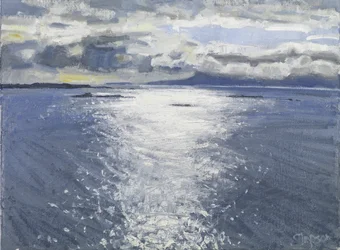 Dark Evening, 2017 (olja på duk)