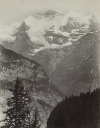 Jungfrau, utsikt från Murren, Schweiz
