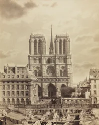 Notre Dame de Paris, tidigt 1860-tal.