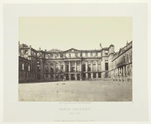 Paris Fire (fasad av Palais de Saint-Cloud), från serien "Paris Incendié"