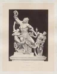Rom: Laocoon Vatican Group, ca. 1860.