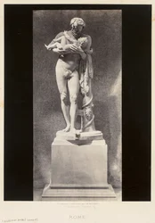 Silenus som håller barnet Dionysos, Louvren, Paris, ca. 1860-talet.