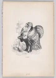 En bankir från scener ur djurens privata och offentliga liv, ca. 1837-47.
