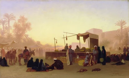 Kairo, Egypten (olja på panel)