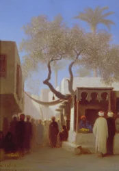 Kairo marknadsplats