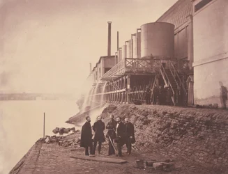Vattentankar utanför bilagan, Paris Exposition Universelle