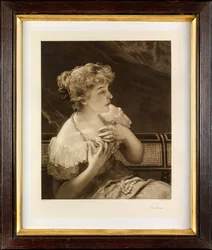 The Mirror (mezzotint)