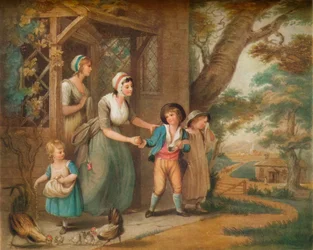 Går i skolan, c1800-talet