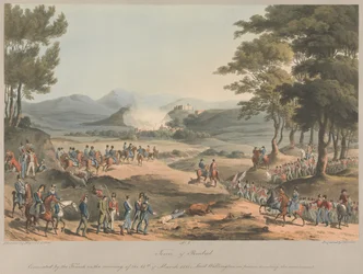 Nr 4  Staden Poinbal. Evakuerades av fransmännen på morgonen den 11 mars 1811