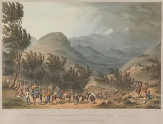 Nr 8: Den 3:e divisionens marsch genom Sierra de Estiella eller de Neve, den 16 maj 1811