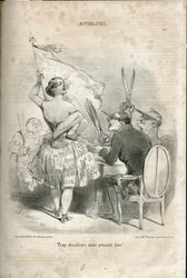 Illustration av Charles Vernier (? -1887) i Le Charivari