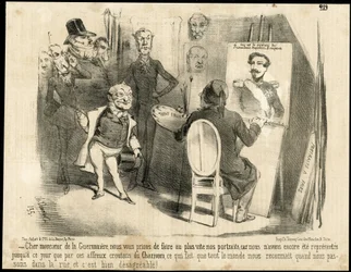 Illustration av Charles Vernier (? -1887) i Le Charivari