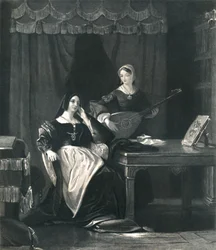 Drottning Katherine kung Henrik VIII, c1870