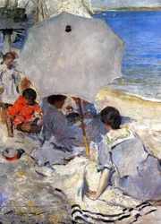 På stranden, c.1900-05