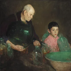 Oljeraffinering, cirka 1910
