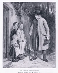 Byns skolmästare, från The Magazine of Art 1893, Cassell and Company