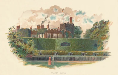 Walmer slott, c1890