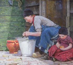 En solig hörna i Holland