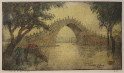"Bron i sommarpalatset i Peking" av Charles W. Bartlett, HMA 28531