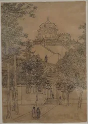 "Sommarpalatset i Peking" av Charles W. Bartlett, HMA 28114