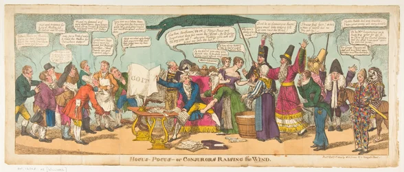 Hocus Pocus-eller Conjurors Raising the Wind, 1 oktober 1814.