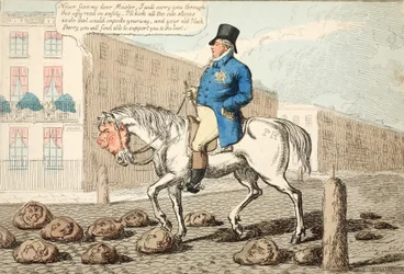 The Regents Hack, pub. 1812 (handfärgad gravyr)
