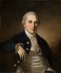 Porträtt av Robert Hazlehurst 1782 (olja på duk)