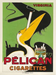 Pelican Cigarettes, ca. 1930.