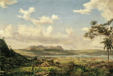 Havanna Bay, Kuba, ca 1854-61 olja på duk