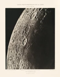 Carte photographique de la lune, planche I (Fotografisk karta över månen, plansch I),23 februari